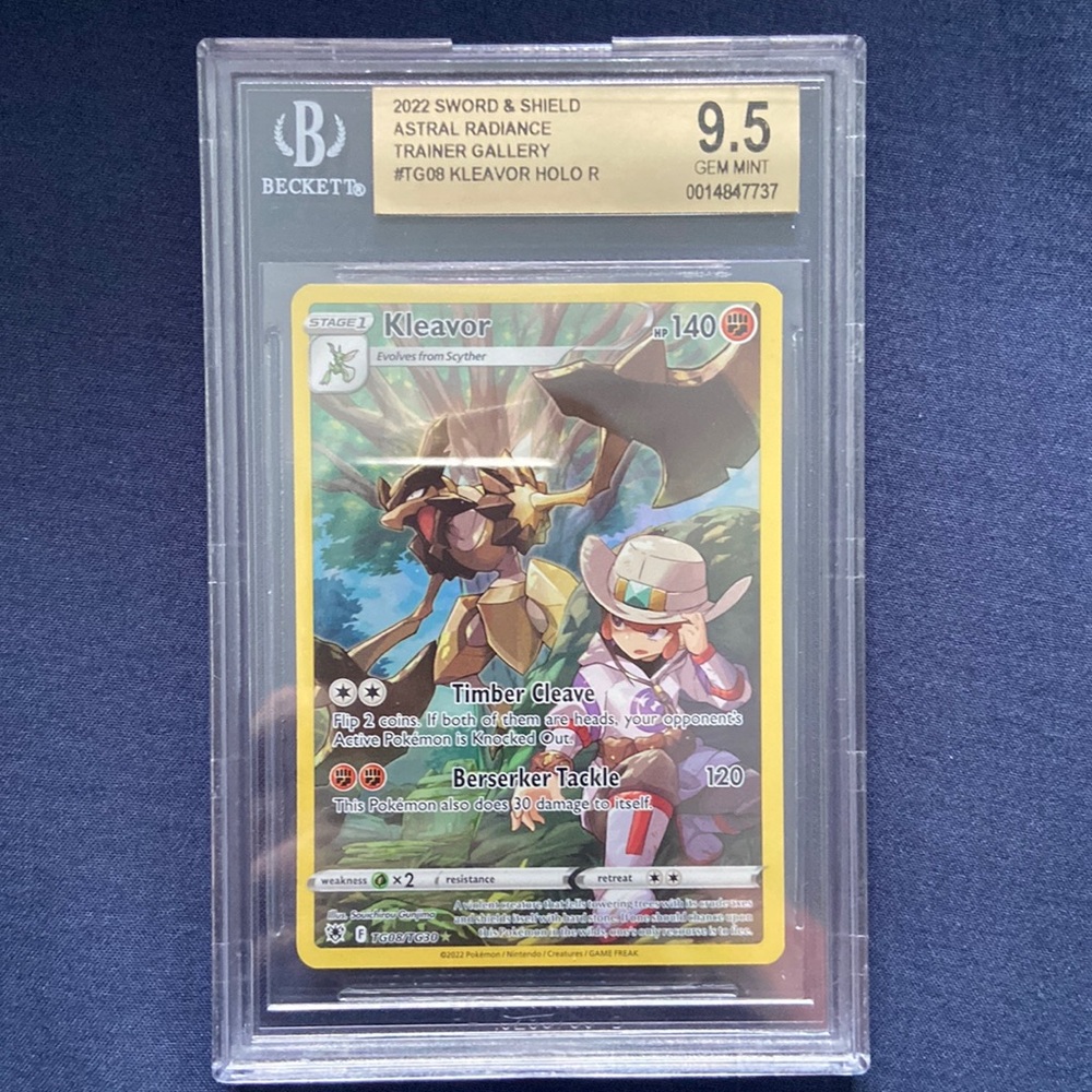 2022 Sword & Shield Astral Radiance Trainer Gallery Kleavor Holo R GEM MT R